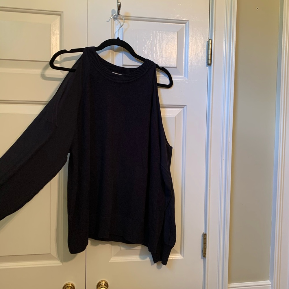 Loft cold shoulder blouse XL